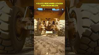 Volvo L180E Wheel Loader View from below with my iPhone 15 pro [upl. by Nyar]