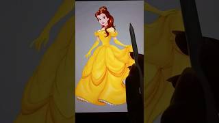 Disney princess glowup transformation  Princess Belle glowup cartoon disney belle satisfying [upl. by Sukey]