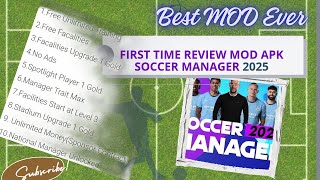 PERTAMA KALI NYOBA MOD APK SOCCER MANAGER 2025 NO ROOT [upl. by Salvador]