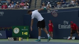 Dimitrov onehanded backhand 2016 Rogers Cup QF [upl. by Juxon]