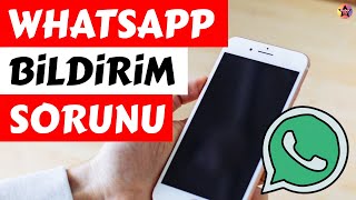 WhatsApp Bildirimleri Gelmiyor iPhone  5 YÖNTEM WhatsApp Bildirim Gelmeme Sorunu Çözümü [upl. by Cheffetz332]