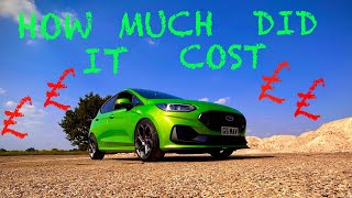 How Much Did It All Cost Ford Fiesta MK85 ST [upl. by Neerak288]