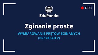 Zginanie proste  wymiarowanie prętów zginanych  przykład 2 [upl. by Ive]