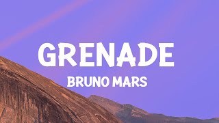 Bruno Mars  Grenade Lyrics [upl. by Niloc520]