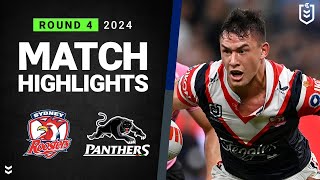 NRL 2024  Roosters v Panthers  Match Highlights [upl. by Adnilram]