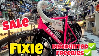 FIXIE BIKE  SALE DISCOUNTED WITH FREEBIES [upl. by Snevets]