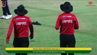 🔴MATCH HIGHLIGHTS  THE CORPORATE CRICKET LEAGUE 2024  HONDA CORPORATE VS SSC SGT CRICKET CLUB [upl. by Willett]