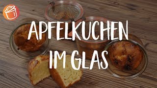 Apfelkuchen im Glas Rezept Chochdoch mit Oli [upl. by Ociredef]