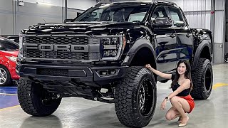 2023 Very Big Black Ford Raptor F150 Wildtrak4x2 6AT American Style OffRoad Pickup Thailand Review [upl. by Irrol286]