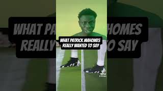 Patrick mahomes voice funny viralvideo patrickmahomes nfl ravens [upl. by Halullat]