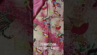 Pure Linen Digital Printed SareeshortsSareesareeshortsfashionfypviralvideofunnynewindiafun [upl. by Naimed]