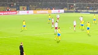 Eintracht Braunschweig vs HSV 81124 nach dem 20 [upl. by Weisman]