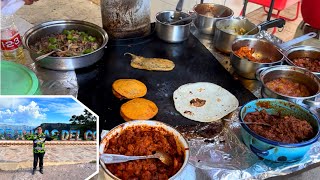 Gorditas de guisos tradicionales en Barrancas del Cobre Las mas profundas de Mexico [upl. by Enelegna]