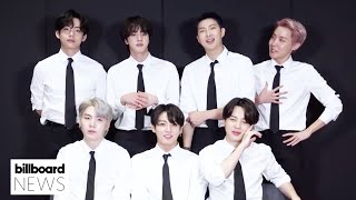 BTS Help Big Hit Announce Their 2021 Global Auditions For Male Trainees  Billboard News [upl. by Epifano263]