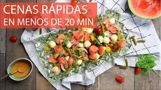 Cenas rápidas y sanas  En menos de 20 minutos [upl. by Konikow696]