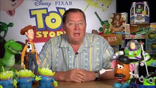 John Lasseter Talks Toys Volume 1  Introducing the Toy Story Collection line [upl. by Hermon524]