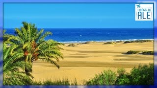 Gran Canaria Las Palmas Isole Canarie Documentario HD Playa del Ingles spiagge e vita notturna [upl. by Assenat]