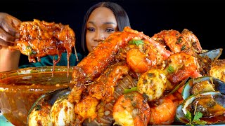 KING CRAB SEAFOOD BOIL MUKBANG  DESHELLED  SEAFOOD BOIL MUKBANG  Seafood  Mukbang [upl. by Venus930]