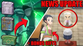 Ramanus Park Legendaries  Bonus Gifts  NEWS UPDATE  Pokémon BDSP amp Legends Arceus [upl. by Ainecey]