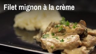 Filet mignon à la crème en moins de 10 minutes [upl. by Soirtemed]