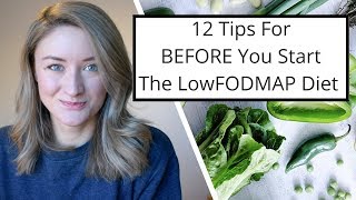 Starting The LowFODMAP Diet 12 Tips I Wish I Knew Before [upl. by Torrance925]