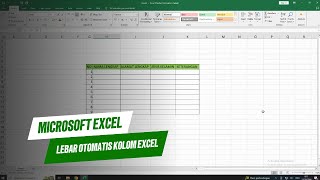 LEBAR OTOMATIS AUTOFIT MS EXCEL [upl. by Nonahs]