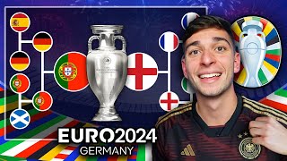 EARLY UEFA EURO 2024 KNOCKOUT PREDICTION [upl. by Alleul]