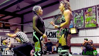 Brooke Havok vs Alice Blair Womens Wrestling Loko Wrestling  Houston TX [upl. by Onileba599]