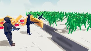 Zombie 100 Units vs Army Soldier  Totally Accurate Battle Simulator TABS [upl. by Meara]