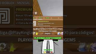 GEM CODE IN KING LEGACY kinglegacy kinglegacyroblox [upl. by Latoniah]