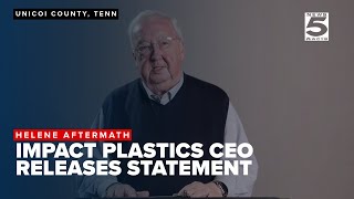 Impact Plastics CEO releases video statement [upl. by Gareri313]