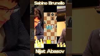 Nitaj Abasov VS Sabino Brunello chess brilliant gothamchess magnuscarlsen [upl. by Lalita857]