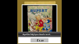 Rupert Bear Daily Express Annual 55 1990 70th Anniversary 0850792061 Vintage Unclipped [upl. by Ynneg]