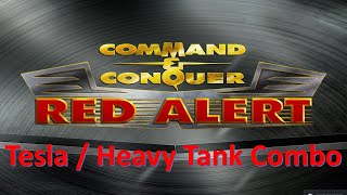 Command and Conquer Red Alert Remastered ffa The Tesla  Heavy Tank Combo [upl. by Steinke211]