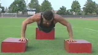 Fitness Training Incline Push Up Depth Jump [upl. by Herzen]