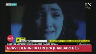 Thelma Fardín denuncia a Juan Darthes quotMe besó el cuello y le dije que noquot [upl. by Ulberto643]