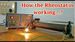 Rheostat working Demo in tamil [upl. by Barabas373]