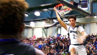 Lonzo Balls FINAL GAME At Chino Hills Gym STAREDOWN After Dunk PRIME Chino Hills VS Immanuel [upl. by Adnawahs]