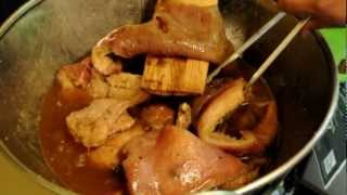 Como hacer Carnitas Lechon  How to make Suckling piglet pork Carnitas [upl. by Saideman831]