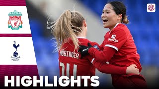 Liverpool vs Tottenham  Highlights  FA Womens Super League 04022024 [upl. by Marjana]