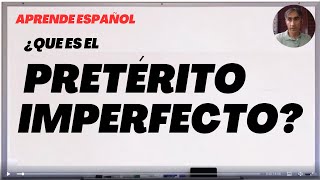 LearnSpanish PRETERITE VS IMPERFECT IN SPANISH [upl. by Keverne767]