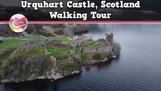 URQUHART CASTLE SCOTLAND  Exploring One of Scotlands Top Destinations  Walking Tour [upl. by Dyrraj]