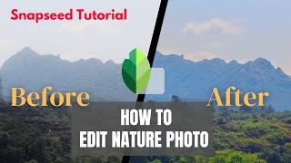 How To Edit Nature Photo  Snapseed Editing  Mobile Editing  Mobile Photo Editing photoediting [upl. by Amadas]