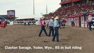 Cheyenne Frontier Days Rodeo highlights  Day 1 [upl. by Ledda]