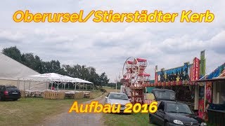 Oberursel Stierstädter Kerb Aufbau 2016 [upl. by Dorcus110]