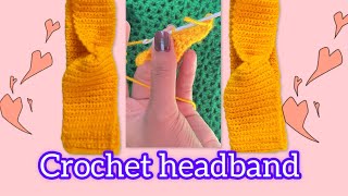 Crochet headband easy crochet headband tutorial​⁠magichands336 [upl. by Yelats]