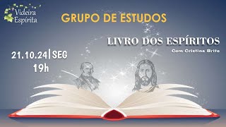 Grupo de Estudos do Livro dos Espíritos N° 69  211024 [upl. by Ellenehc]