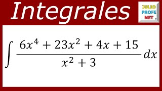 INTEGRACIÓN POR FRACCIONES PARCIALES  Ejercicio 4 [upl. by Noiwtna]