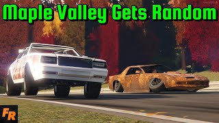 Maple Valley But With Random And Often Silly Cars  Gta 5 Racing [upl. by Phelgon]