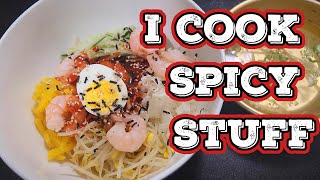 Ep4 Spicy Chewy Noodles aka jjolmyeon 쫄면 [upl. by Ekalb]